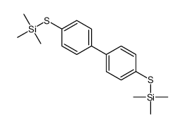 trimethyl-[4-(4-trimethylsilylsulfanylphenyl)phenyl]sulfanylsilane结构式