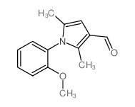 1-(2-甲氧基苯基)-2,5-二甲基-1H-吡咯-3-甲醛图片