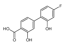 4-(4-fluoro-2-hydroxyphenyl)-2-hydroxybenzoic acid Structure