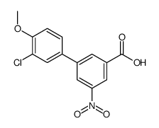 3-(3-chloro-4-methoxyphenyl)-5-nitrobenzoic acid Structure