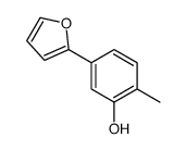 5-(furan-2-yl)-2-methylphenol结构式