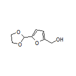 [5-(1,3-Dioxolan-2-yl)furan-2-yl]methanol Structure