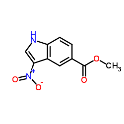 Methyl 3-nitro-1H-indole-5-carboxylate Structure