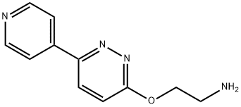 {2-[(6-pyridin-4-ylpyridazin-3-yl)oxy]ethyl}amine Structure