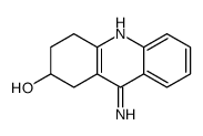 9-amino-1,2,3,4-tetrahydroacridin-2-ol结构式