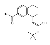 8-((TERT-BUTOXYCARBONYL)AMINO)-5,6,7,8-TETRAHYDRONAPHTHALENE-2-CARBOXYLIC ACID Structure