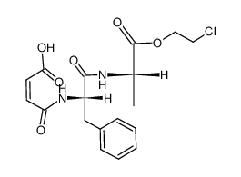 Mal-Phe-Ala-OEtCl Structure