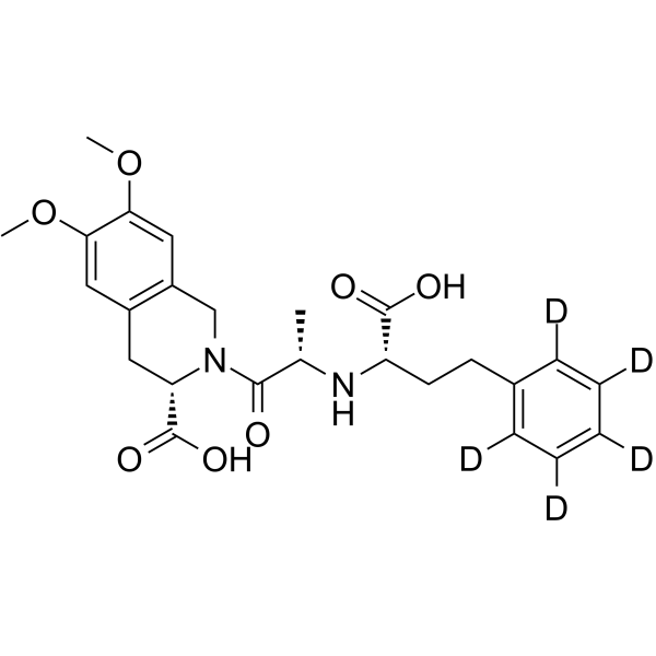 Moexiprilat-d5 structure