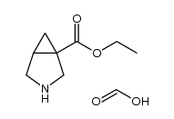 ethyl 3-azabicyclo[3.1.0]hexane-1-carboxylate formate Structure