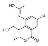 ethyl 3-acetamido-5-chloro-2-(2-hydroxyethyl)benzoate Structure