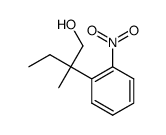 2-methyl-2-(2-nitrophenyl)butan-1-ol结构式