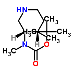 Carbamic acid, N-Methyl-N-[(3S,4S)-4-Methyl-3-piperidinyl]-, 1,1-dimethylethyl ester, rel- structure