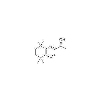 (S)-1-(5,5,8,8-tetramethyl-5,6,7,8-tetrahydronaphthalen-2-yl)ethan-1-ol structure