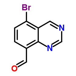 5-Bromo-8-quinazolinecarbaldehyde Structure