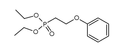 (2-phenoxy-ethyl)-phosphonic acid diethyl ester Structure