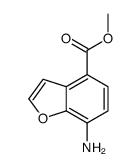 4-Benzofurancarboxylicacid,7-amino-,methylester(9CI) structure