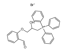 Triphenyl-[2-hydroxy-3-(2-formyl-phenoxy)-propyl]-phosphoniumbromid Structure