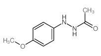 Acetic acid,2-(4-methoxyphenyl)hydrazide structure