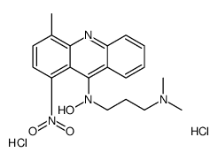 N-(3-dimethylaminopropyl)-N-(4-methyl-1-nitro-acridin-9-yl)hydroxylami ne dihydrochloride Structure