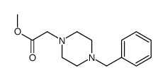 (4-Benzyl-piperazin-1-yl)-acetic acid Methyl ester Structure