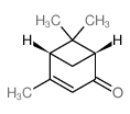 Bicyclo[3.1.1]hept-3-en-2-one,4,6,6-trimethyl-, (1R,5R)- structure