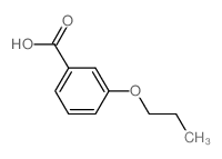 3-Propoxybenzoic acid Structure