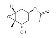 (1R,3S,5S,6S)-5-hydroxy-6-methyl-7-oxabicyclo[4.1.0]heptan-3-yl acetate结构式