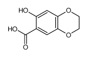 7-Hydroxy-1,4-benzodioxan-6-carboxylic Acid Structure