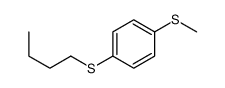 1-butylsulfanyl-4-methylsulfanylbenzene Structure