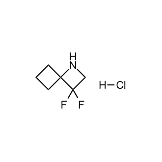 3,3-二氟-1-氮杂螺[3.3]庚烷盐酸盐结构式