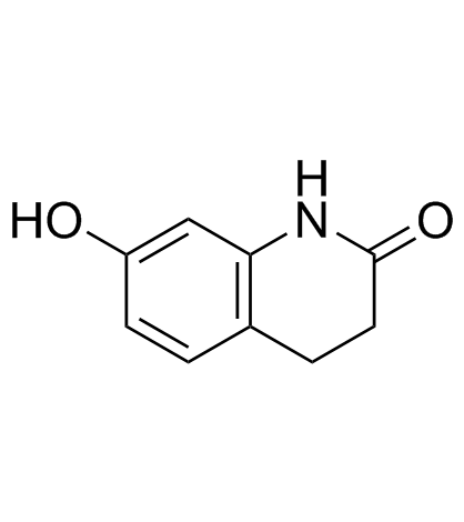 3,4-Dihydro-7-hydroxy-2(1H)-quinolinone Structure