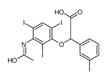 2-[3-(Acetylamino)-2,4,6-triiodophenoxy]-2-(m-tolyl)acetic acid picture