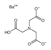 barium(2+),2-[carboxylatomethyl(carboxymethyl)amino]acetate结构式