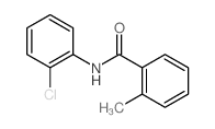 Benzamide,N-(2-chlorophenyl)-2-methyl- Structure