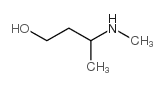 3-甲基氨基-1-丁醇结构式