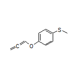 甲基[4-(丙-1,2-二烯-1-基氧基)苯基]硫烷结构式