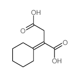 2-cyclohexylidenebutanedioic acid structure