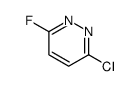 3-chloro-6-fluoropyridazine Structure