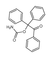 2-carbamoyloxy-1,2,2-triphenyl-ethanone Structure