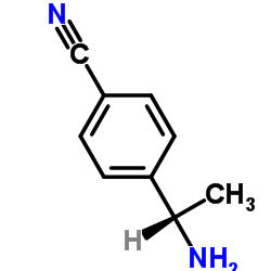 (S)-4-(1-AMINOETHYL)BENZONITRILE Structure