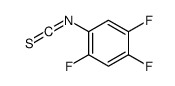 Benzene, 1,2,4-trifluoro-5-isothiocyanato- (9CI) Structure