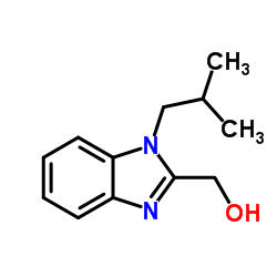 (1-Isobutyl-1H-benzimidazol-2-yl)methanol Structure