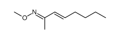 3-Octen-2-one O-methyl oxime Structure