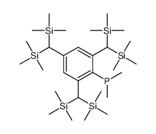 dimethyl-[2,4,6-tris[bis(trimethylsilyl)methyl]phenyl]phosphane Structure