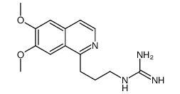 2-[3-(6,7-dimethoxyisoquinolin-1-yl)propyl]guanidine Structure