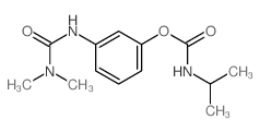 Carbamic acid, isopropyl-, m-(3,3-dimethylureido)phenyl ester结构式