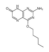 2-amino-4-(pentyloxy)pteridin-7(8H)-one Structure