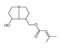 (7-hydroxy-2,3,5,6,7,8-hexahydro-1H-pyrrolizin-1-yl)methyl 3-methylbut-2-enoate Structure