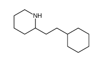 2-(2-cyclohexylethyl)piperidine结构式