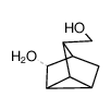 5-(hydroxymethyl)tricyclo[2.2.1.02,6]heptan-3-ol结构式